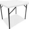 Alera Square Folding Table Review Durable Indoor Outdoor Plastic Metal Design