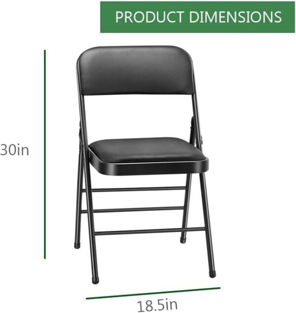 Amazing for Less Folding Chairs Review Comfortable Steel Frame 2-Pack for Indoor Use