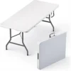 Our Modern Space 6 Feet Folding Table Review Heavy Duty Portable Design