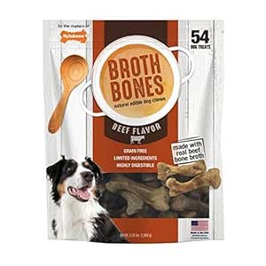 Nylabone Beef Broth Bones Dog Treats review perfect for happy, healthy dogs