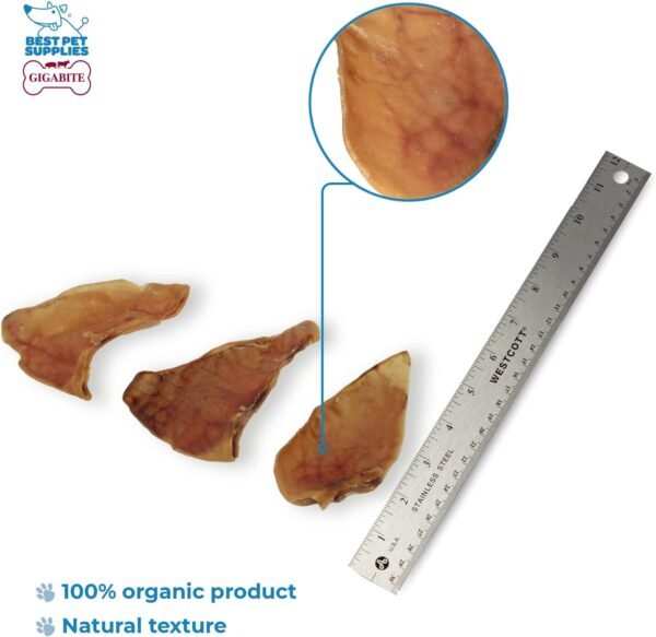Review of Best Pet Supplies GigaBite Roasted Pig Ears for Dogs