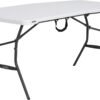 Lifetime 6-Foot Fold In Half Table Review Durable Weather Resistant Folding Table Insights