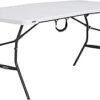Lifetime 6-Foot Fold In Half Table Review Durable Weather Resistant Folding Table Insights