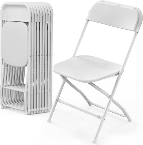 VINGLI Folding Chairs Review 10 Pack Sturdy Portable Indoor Outdoor Seating