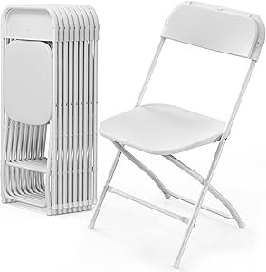 VINGLI Folding Chairs Review 10 Pack Sturdy Portable Indoor Outdoor Seating