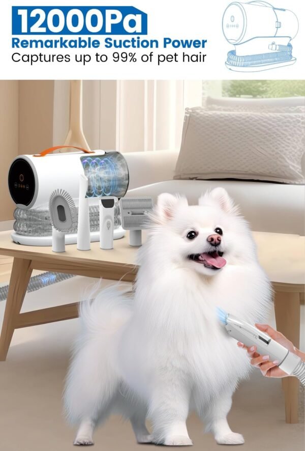AIRROBO PG100 Dog Grooming Vacuum Review Powerful Quiet Clippers and Shedding Kit