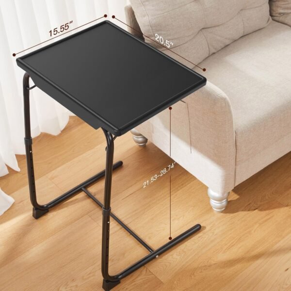 HUANUO Adjustable TV Tray Review Best Folding TV Dinner Table for Sofa