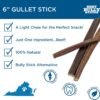 Best Bully Sticks Gullet Sticks Review Natural Dog Treats for Dental Health