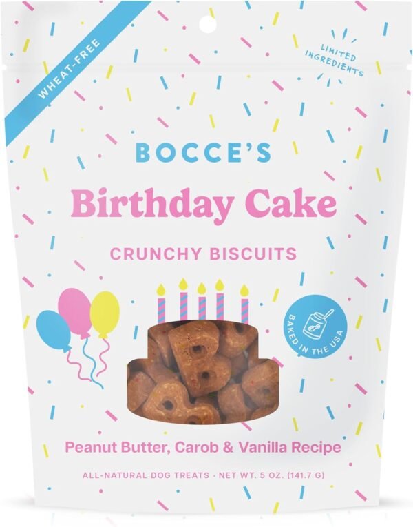 Bocce's Bakery Special Edition Birthday Cake Dog Treats Review Wheat-Free All-Natural Delight