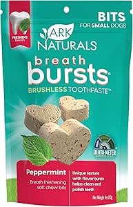 ARK NATURALS Dog Dental Treats Review Unique Brushless Toothpaste for Small Breeds