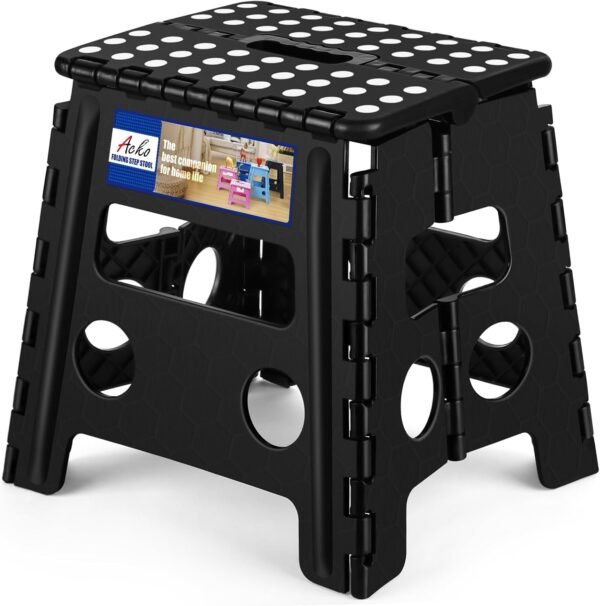 ACKO Folding Step Stool Review Heavy Duty Plastic Portable Kids and Adults