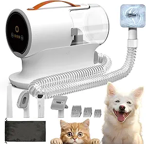 AIRROBO PG100 Dog Grooming Vacuum Review Powerful Quiet Clippers and Shedding Kit