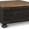 Farmhouse Lift Top Coffee Table Signature Design by Ashley Review and Storage Features