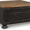 Farmhouse Lift Top Coffee Table Signature Design by Ashley Review and Storage Features