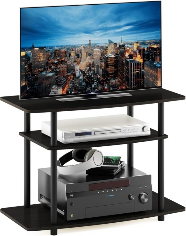Furinno 3-Tier Entertainment Center Review Space Saving TV Stand for Small Rooms