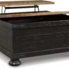 Farmhouse Lift Top Coffee Table Signature Design by Ashley Review and Storage Features