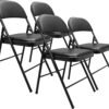 Amazon Basics Folding Chairs Review Durable Padded Steel Design for Indoor Use