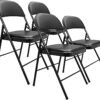 Amazon Basics Folding Chairs Review Durable Padded Steel Design for Indoor Use