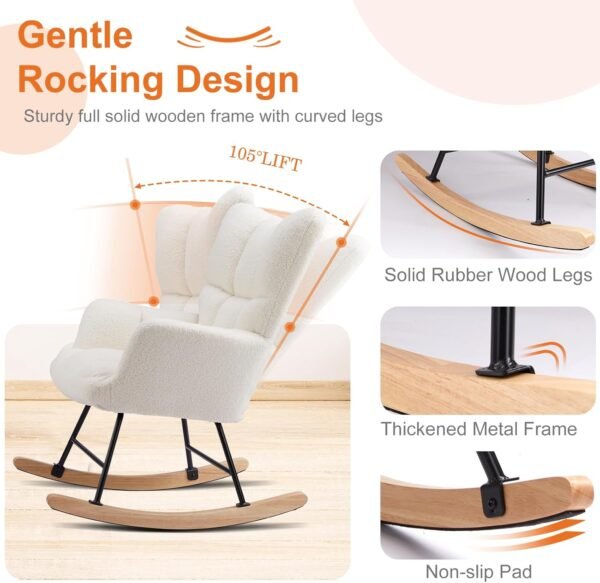 Sweetcrispy Nursery Glider Chair Review Ergonomic Comfort and Stylish Design