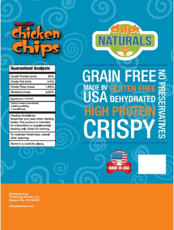 Review of Chip's Naturals Doggie Chicken Chips Healthy Treats for All Breeds