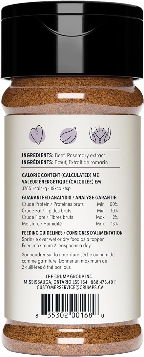 Crumps Naturals Liver Sprinkles Dog Treat Review Best All Natural Beef Topper