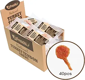 Natural Turkey Tendon Dog Treats A Freschi Review for Healthy Chewing and Dental Care