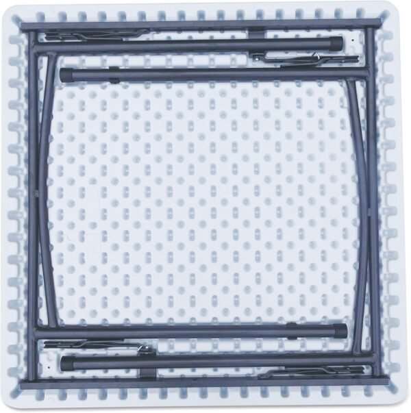 Alera Square Folding Table Review Durable Indoor Outdoor Plastic Metal Design