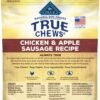 Review of Blue Buffalo True Chews Dog Treats Chicken and Apple Sausage