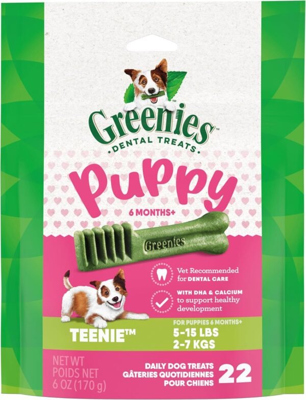 Greenies Puppy Teenie Size Dental Treats Review Best for Healthy Puppy Teeth
