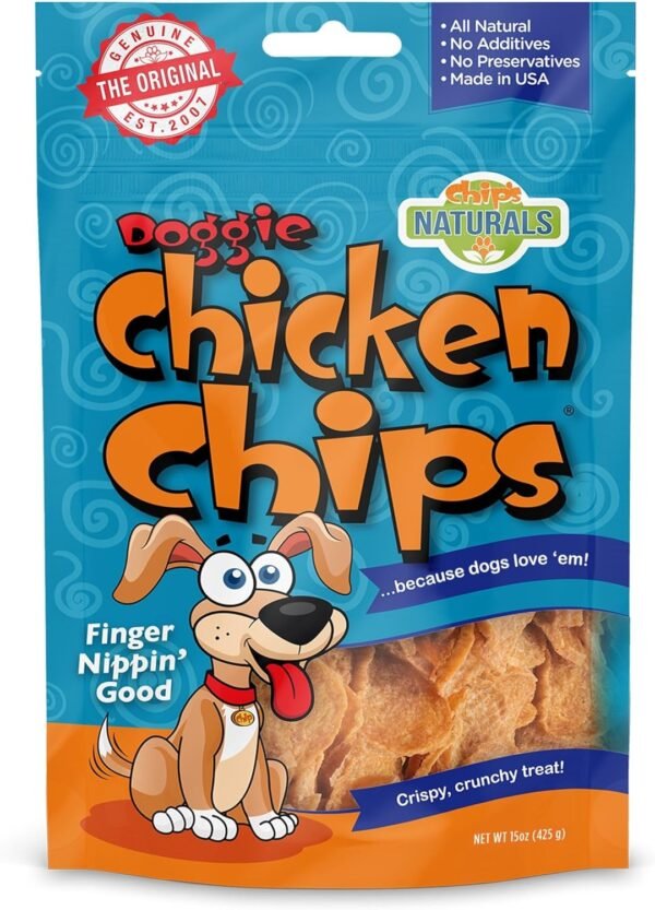 Review of Chip's Naturals Doggie Chicken Chips Healthy Treats for All Breeds