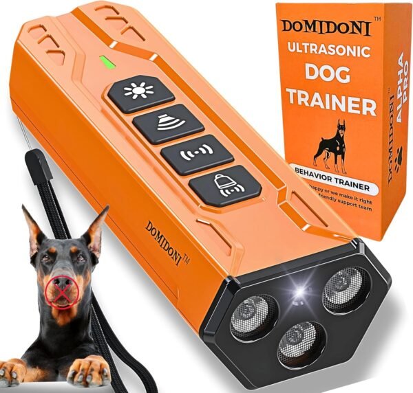 DomiDoni Ultrasonic Dog Trainer Alpha Pro Review Best Anti Barking Device for Effective Training