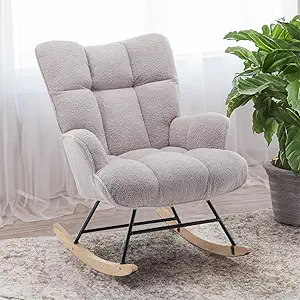 SAETSFEG Glider Chair Review Comfortable Rocking Nursery Seat for Adults and Toddlers