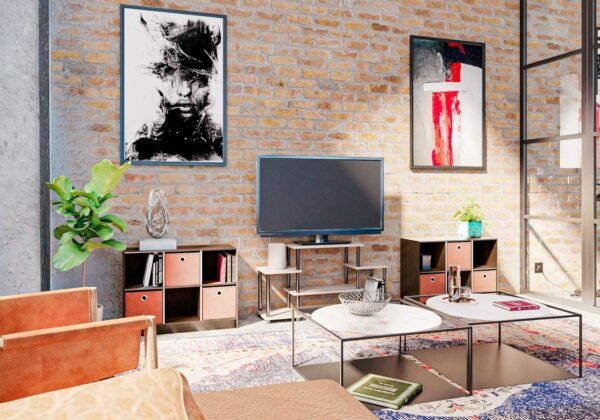 Furinno Turn-N-Tube Entertainment Center Review Durable No Tools TV Stand Guide