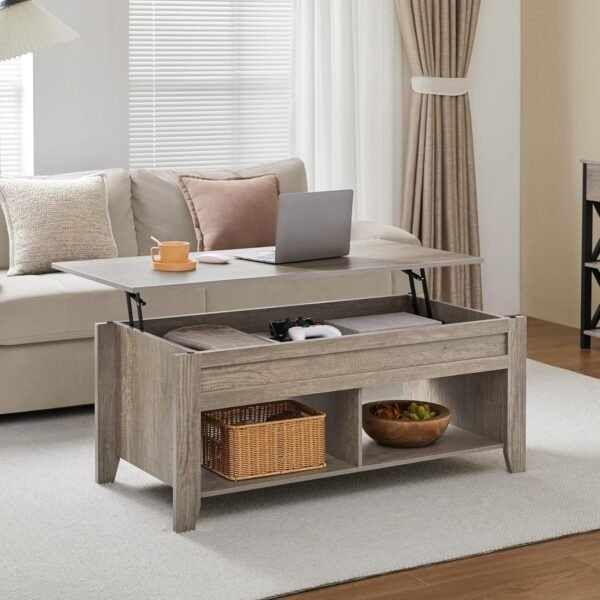 Yaheetech Lift Top Coffee Table Review Hidden Storage and Durable Design Explored