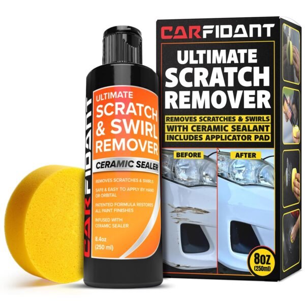 Carfidant Car Paint Scratch Remover Review Ultimate Polishing Waxing Kit Benefits
